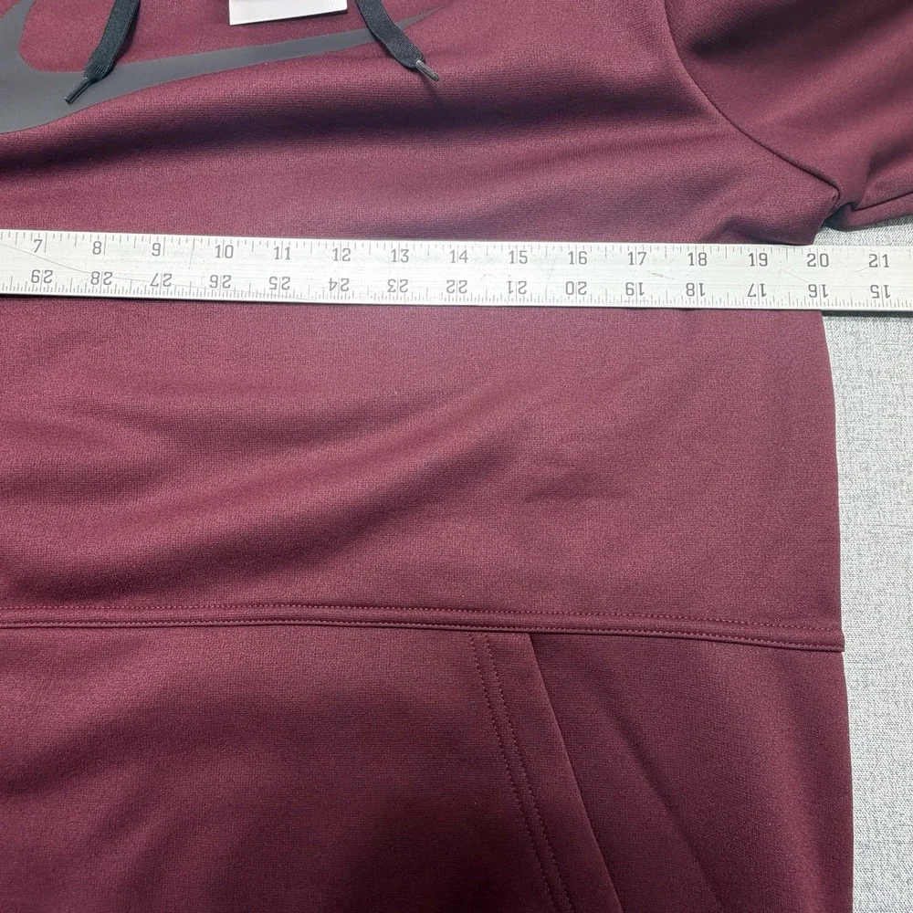 Nike Mens Therma-FIT Pullover Swoosh Hoodie Burgundy Small NWT